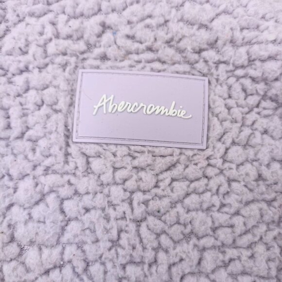 Abercrombie Kids Lavender Sherpa Hoodie – Soft Fleece Pullover, Size 9/10 - Picture 5 of 8